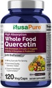 NusaPure Quercetin amb Bromein 500mg, 19220 Vegygie Caps Frue 43 Vieggie Grain Herbis Enzyme Probic check All-GMO, Vegan, Coroperina