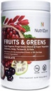 Nutridyn founds and Greens Super veetox Proprimeary Bleand of Super Goods, Cloella, Kelp, Turmeric & Cale, Certific 306.4 กรัม