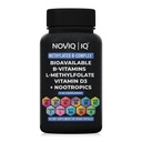 11-in-1 Methylated B-Complex Supplement: 680mcg L-Methylfolate(5-MTHF) Thiamine(B1) Riboflavin(B2) Pyridoxal(B6) Methylcobalamin(B12) - Vitamin D3 + Nootropics - 1,100mg+ Serving - 60 Count