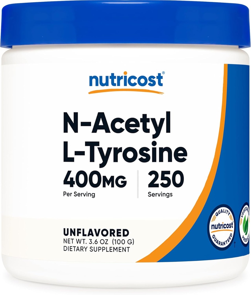 Nutricost Pure N-Acetyl L-Tyrosin (NALT) Pulver 100 Gramm