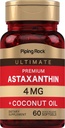 Piping Rock Astaxanthin 4mg d.m. 124; 60 Softstell. d.m. 124; Coffee Oil d.m. 124; Algut Extract.