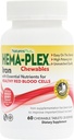 Natural Plus Hema- Plox Iron - 60 Mišrus Berry Chewables - 85 mg Elementinė Geležis - Bendras kraujo sveikata - su vitaminu C & Bioflavonoidai - Veganas, Gluten Free - 20 Paslaugos
