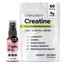 Complement Triple B12 Spray & Creatine Bundle – Vegan B12 Supplementation and Muscle Performance Support