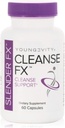 Youngevity Slender FxTM Cleanse FxTM - Super Colon Cleanse 15 Day - Natural Herb Blend - Flax Seed, Cape Aloe, Rhubarb Root, Triphala, Slippery Elm, Marshmallow Root - 60 Capsules (Pack of 4)
