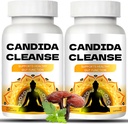 Candida Cleanse - Gut & Colon 支持,高级公式 - Oregano Leaf, Wormwood, Black Walnut, Caprylic Acid