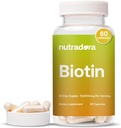 Biotin 10000mcg kapslid kaltsiumi juuste naha ja küüned - looduslikult toodetud biotiini täiendada juuste kasvu ja paksus 10 000mcg Vegan kapslid – Formuleeritud USA 60 Count