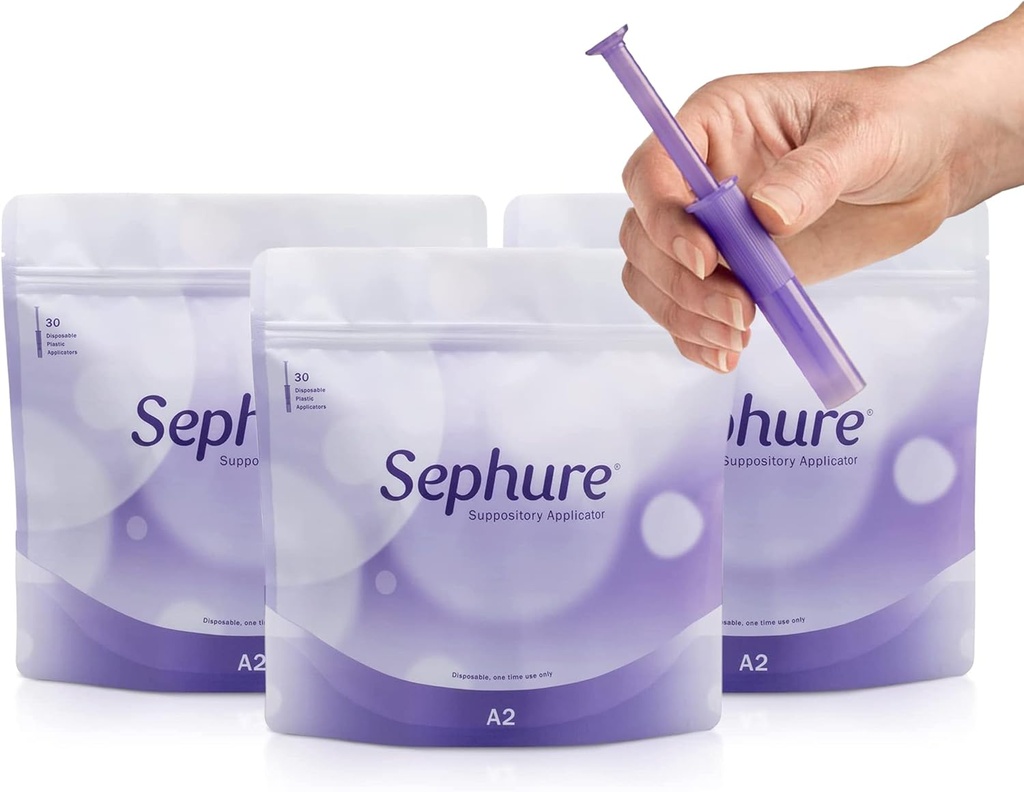 여성과 남성을 위한 사용하기 편한 좌약 Applicator, 각종 상표, 3-Pack, 30-Count, 크기 A2에서 변비를 위한 좌약을 위한 처분할 수 있는 도포구