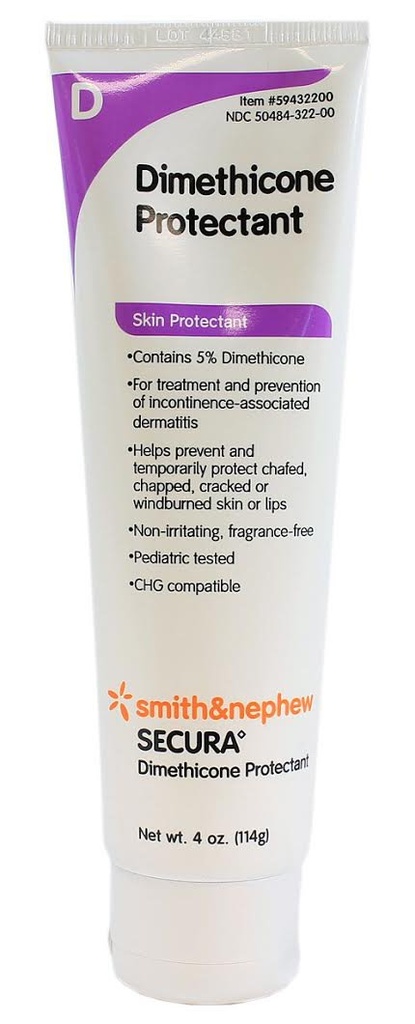Smith dan Nephew Secura Dimethacon Protectant 4oz Tube 59432200 oleh Smith & Nephew