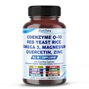 Coenzyme Q-10 Red Yeast Rice Quercetin Magnesium Malate, Glycinate, Citrate