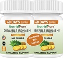 Chewable Iron 65 mg s vitaminem C 180 mg - Tablet in Ananass Flavor 60 Count (2)