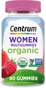 Centrum Women's Organic Multigummies Women's Multivitamin Gummies 유기 Multivitamin Immune 지원, Metabolism 및 헤어 스킨 및 네일 비타민 - 90 Ct