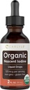 Carlyle Orgaaniline Nascent Jood Vedelik tilgad | 2 fl oz | Vegan Supplement | Mitte-GMO, Gluteenivaba