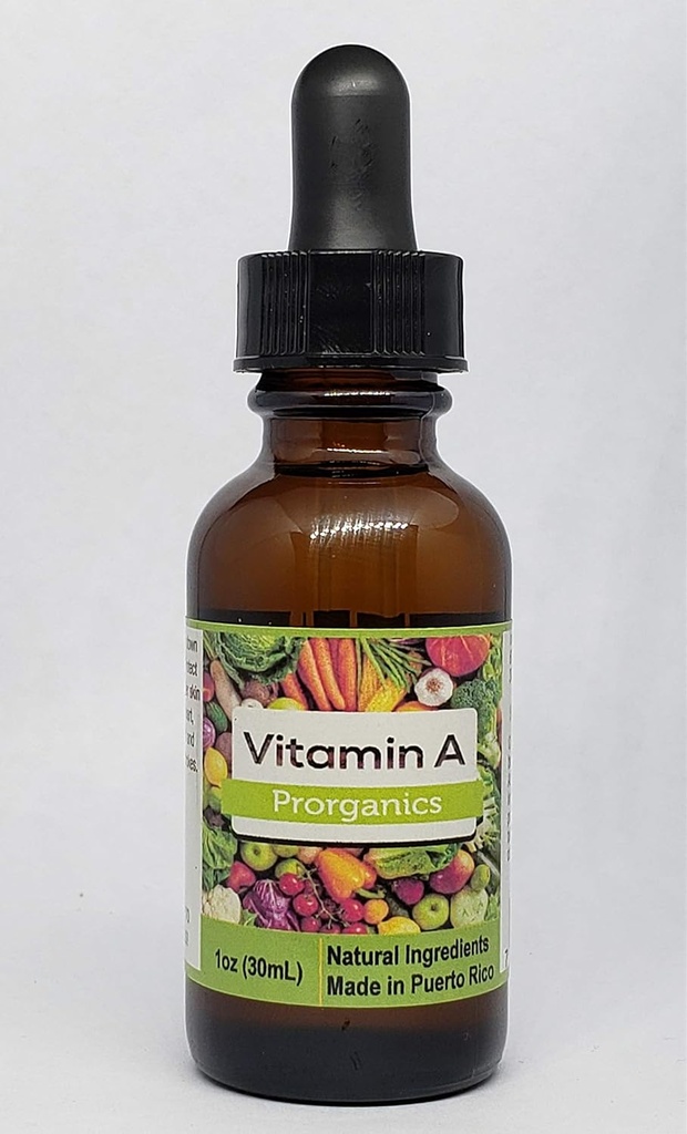 Zriedkavé 1oz Organické Tekutý vitamín A od prorganics.