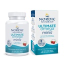 Nordic Naturals Ultimate Omega Minis, Strawberry Flavor - 60 Minis Soft Gels - 1120 mg Omega-3 - High-Potency Fish Oil Supplement - EPA & DHA - Promotes Brain & Heart Health - 30 Servings