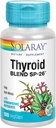 SOLARAY Thyroid Blend SP-26 | Herbal Blend w/Cell Salt Nutrients to Help Support Healthy Thyroid Function | Non-GMO, Vegan | 100 Serv | 100 VegCaps