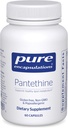 Pure Eulos Pantethine Hyporergènic suplementaris Implementació de saluty Lipid Metabolisme i funció vascular 60 Capules