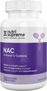 Nutri-Supreme NAC (N-Acetyl-L-Cysteine) 600mg 규정식 보충교재 채식 캡슐, 간호 지원, 면역 지원