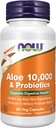 AHORA Suplementos Alimentarios, Aloe 10,000 " Probióticos con 10-Strain (5 billón) Blend Probiótico, 60 cápsulas Veg