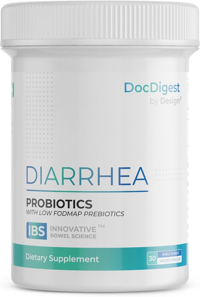 IBS anti Diarhea Probbiotic for Diarrea subtitular and IBS-D - Clinly Studit Antidiarheal Pilsal for Long-Term Tipping - Diarrea Sanitari per a adults - Especialitzat IBS suplementaris i medicaments