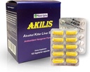 Acilis Antioxidant Liver גלולות (100 Vegi Caps, 33 Doses) - Boosts Recovery לאחר שתייה עבור בוקרים טובים יותר, Detox & תיקון עם Hovenia Dulcis, חלב זה, Glutathione ו 16 Ingredientsients