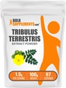 BulkSupplements.com Tribulus Terrestris Ekstrakt pulver - Tribulus Terrestris Supplements, Herbal Supplement - Glutenfri, 1,5 g per servering, 100g (3.5 oz) (Pack of 1)