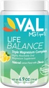 VAL 3 Magnesium Powder – Ciate, Glycinate, Taurate – Anti-Stres thư giãn – tự nhiên nước chanh Flavor – 400mg Magnesium, vitamin B6 – 6.9 phục vụ (Pack of 1)