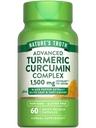 Nature's Truth Turmeric Curcumin | 60 Capsules | with Black Pepper Extract, Olive Leaf & Tart Cherry | Non-GMO & Gluten Free Supplement