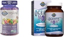 Eluaed Orgaanika Prenatal Gummies Multivitamiini D3, B6, B12 & Oceans Mom Sünnieelne Kalaõli DHA, Omega 3 Kalaõli Supplement - Maasikas, 350m