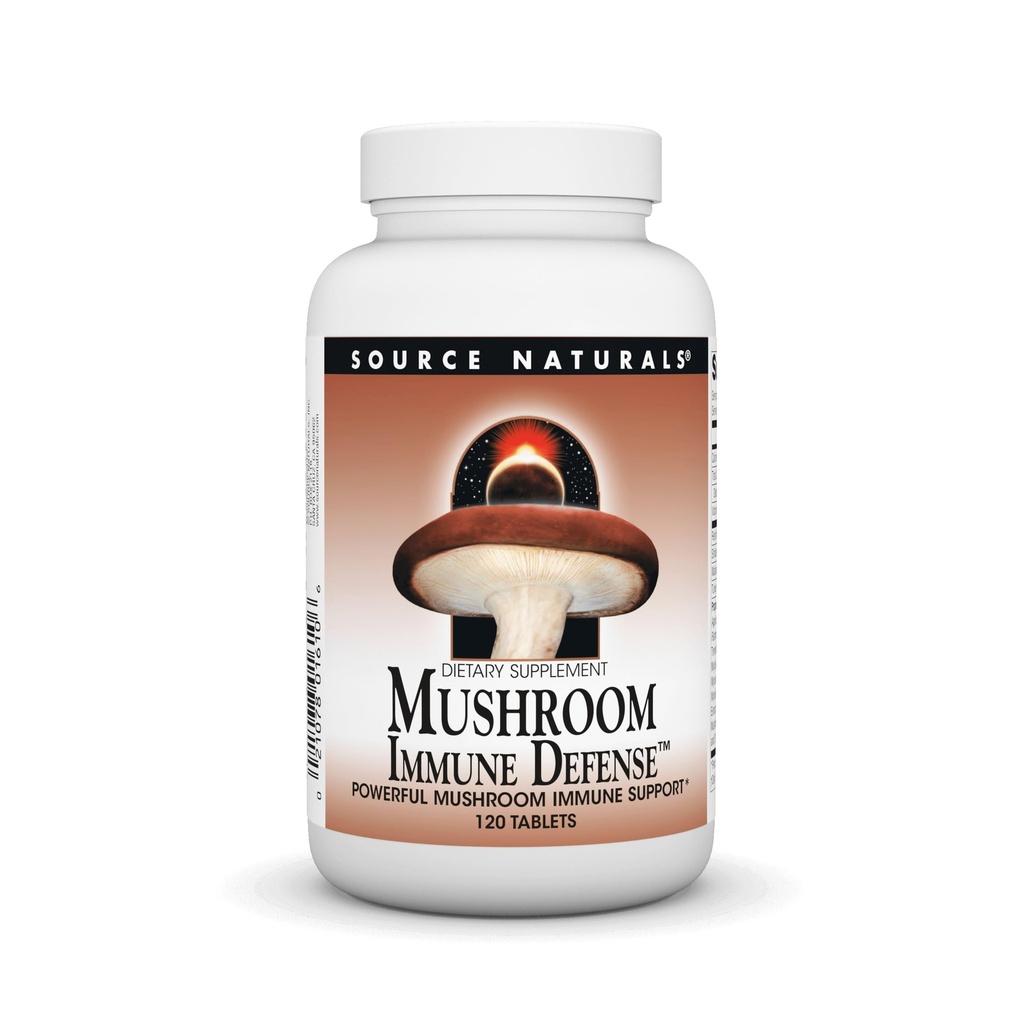 Source Naturals Mushroom Immune Defense, 120 Tablets