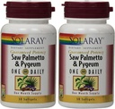 Saw Palmetto and Pygeum One Daily 30 Softgel (Pack of 2) Solaray
