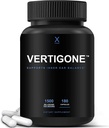 HumanX VertiGone - Vertigo Relief - Time-Tested Ingredients - Ancient Natural Inner Ear Balance Supplement - Relives Duizeligheid, Misselijkheid, Spinning & Swaying Sensations - Niet GGO - Dizzy Aid Pillen