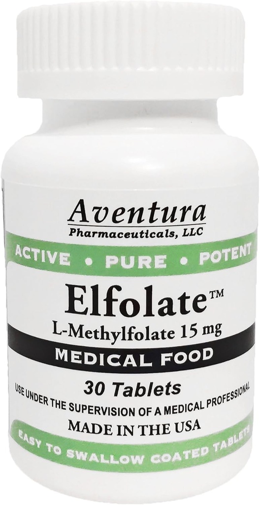 Elfolectate 15mg L-methylfate Methylolate Methilfoate Methil Foods Supplement Supplement Supplement Superfority perfority 30 tables