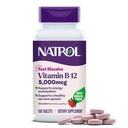 Natrol Vitamin B12 5,000 mcg, Fast Dissolve Vitamin B12 Supplement Supports a Healthy Nervous System and Energy Metabolism, 100 Tablets, Up to a 100 Day Supply