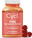 PMS Support Gummies dla kobiet - Suplement Chasteberry dla Hormon Balance & Menstrual Cramp Relief - 60 Count