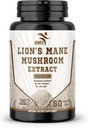 Mane Pills Mushroom CoGution Capsules (60 Vegie Capsules) 30% Polysaccharides- Lions Mangup Capsules bộ não, hỗ trợ sức khỏe não và trí nhớ