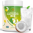 Electrolyte Powder  Sugar- Free Hydration amb Magnesi, Potassi, Calci i Scite Zero Carb Electrolytete Bebe by Muscle Recovery, Cramp Livele and Energy 90 Servings