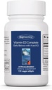 Allergy Research Group Vitamin D3 Complete - Vitamin D3 und K2 Supplement, Daily Balance, mit Vitamin A, DeltaGold Tocotrienols, Hohe Potenz, Veggie Softgels - 120 Count