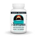 Source Naturals L-Tryptophan, for Mood, Relaxation, and Sleep*, 500mg - 60 Capsules