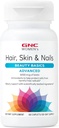 GNC Mulleres cabelo avanzado, Skin & Nails Blend diario multivitamínico para mulleres, Clinically Studied Beauty Support Containing Biotina, ácido hialurónico, coláxeno, Lutein, 60 Caplets