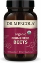 Dr. Mercola Organic Fermented Beets - podpora dušikovemu oksidu - USDA Organic, Non-GMO, Gluten-free & Soy-free - 60 kapsul
