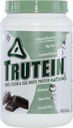 Lichaam Voeding Proteïne Poeder - Trutein Naturals Dark Chocolate 2lb Wei, Caseïne & Egg White - Natuurlijke lage Carb Keto Vriendelijke drank - Lean Muscle Builder, gewichtsverlies, training, herstel