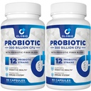 300 Billion CFU Probiotic, 12 Strains with 3 Organic Prebiotics, Probiotics for Women and Men, Daily Supplement for Digestive, Immune, Gut & Bloating Health, Shelf Stable, Vegan, 120 Capsule