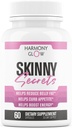 Skinny Secrets - Best NEW Weight Loss Pills for Women | Appetite Suppressant, Belly Fat Burner, Carb Blocker + 6 Effectively Dosed Powerful Ingredients | Natural & Safe 3rd Party Tested - 60 Capsules