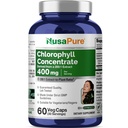NusaPure Chlorophyll, 400 mg , 60 Veg Capsules (Non-GMO, Vegan)