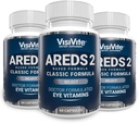 AREDS 2 Select Eye Vitamins for Macular Support - Vitaminas para los ojos con Zeaxanthin Plus Lutein Macular Supplement - Premium Macular Health Formula - Eye Supplements - 60 Capsules - (Pack of 3)
