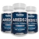 AREDS 2 Select Eye Vitamins for Macular Support - Vitamins for Eyes with Zeaxanthin Plus Lutein Macular Supplement - Premium Macular Health Formula - Eye Supplements - 60 Capsules - (Pack of 3)