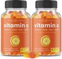 NutraChamps C-vitamiini kummid täiskasvanutele ja lastele, 5-in-1 immuunsüsteemi tugi Elderberry, Rosehips, Citrus Bioflavonoids & Acerola Kirss, immuunsuse suurendamise täiendus (2. pakk)