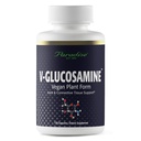 Paradise Herbs V-Glucosamine Supplement, Tissue & Joint Health, Super Potent, Ultra Pure, Vegan, Non GMO, Gluten Free, 120 Vegetarian Capsules