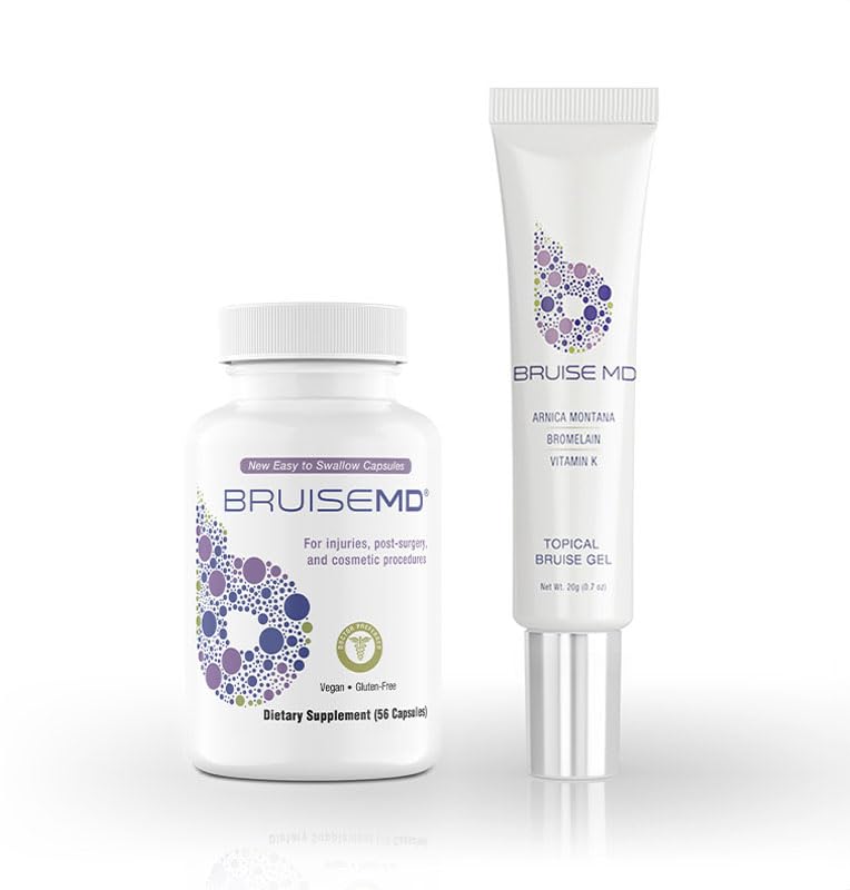 Supplement & Gel Bundle | Combination Treatment | Help Clear Bruises & Reduce Swelling