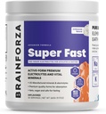 Brain Forza Super Fast Keto Electrolytes для кріплення - Premium Electrolytes, No Sugar або Flavoring w/Potassium, Sodium, Magnesium, Calcium, цинк, рожевий Himalayan Salt, (30srv, Unflavored)